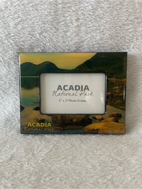 Acadia National Park 2x3 Scenic Magnet Photo Frame - Green and Neutral Colors